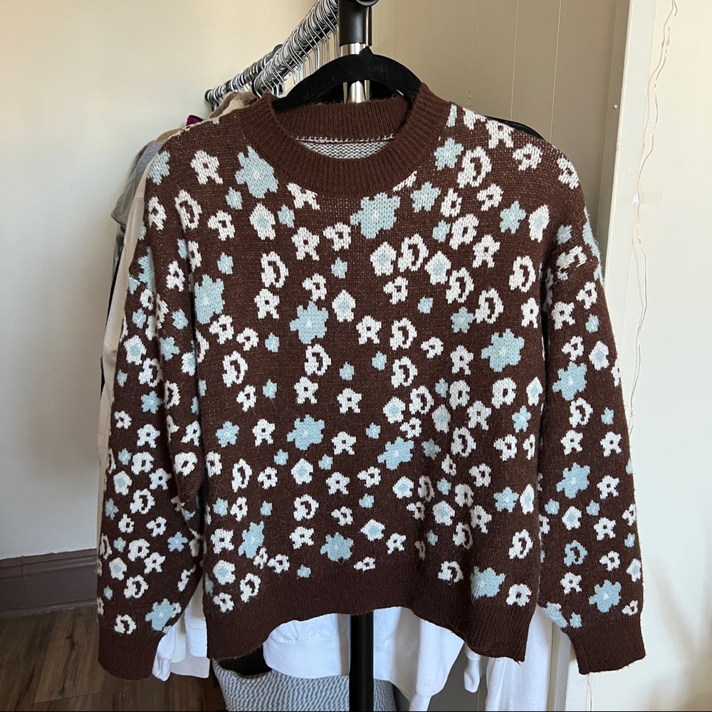 Brown sweater